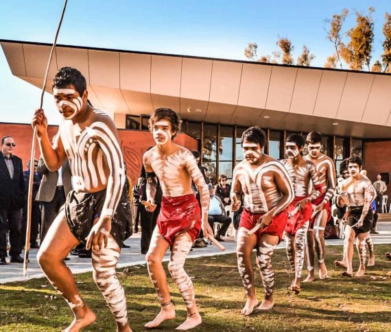 New Rumbalara Helth building official opening

Shepparton News on 23/05/2012   CAPTION:   The MRP dancers from Mooroopna Secondary College perform at yesterday's opening of the new Rumbalara Aboriginal Co-operative health services building.